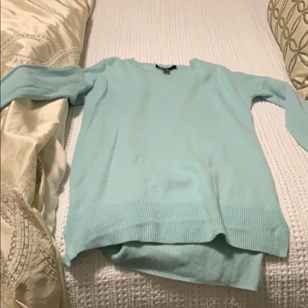 Light blue cashmere shirt